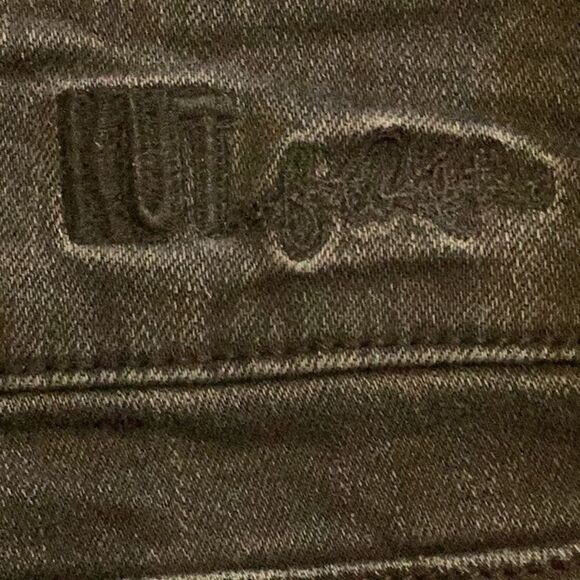 NWT Kut from the Kloth Viv Skinny black denim Jean Size 6 - Picture 14 of 16